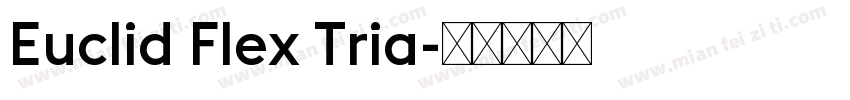 Euclid Flex Tria字体转换